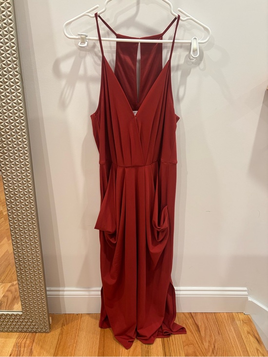 BCBGeneration Dresses & Skirts - BCBGeneration Rust Red V-Neck Dress